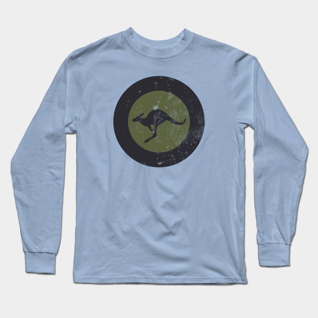 RAAF Patch Subdued (distressed) Long Sleeve T-Shirt by TCP